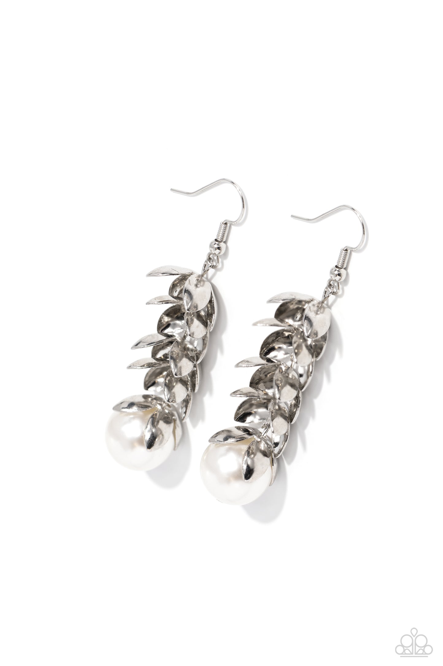 Ocean FROND Property - White Earring
