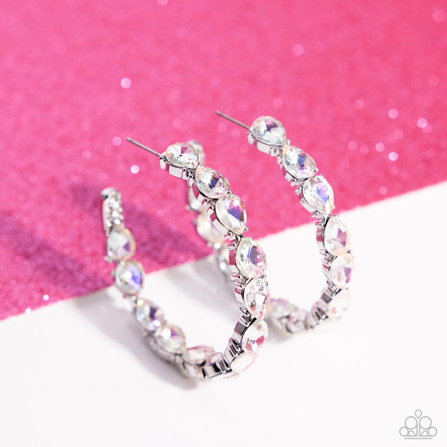 Presidential Pizzazz - White Earring (LOP 03-24)