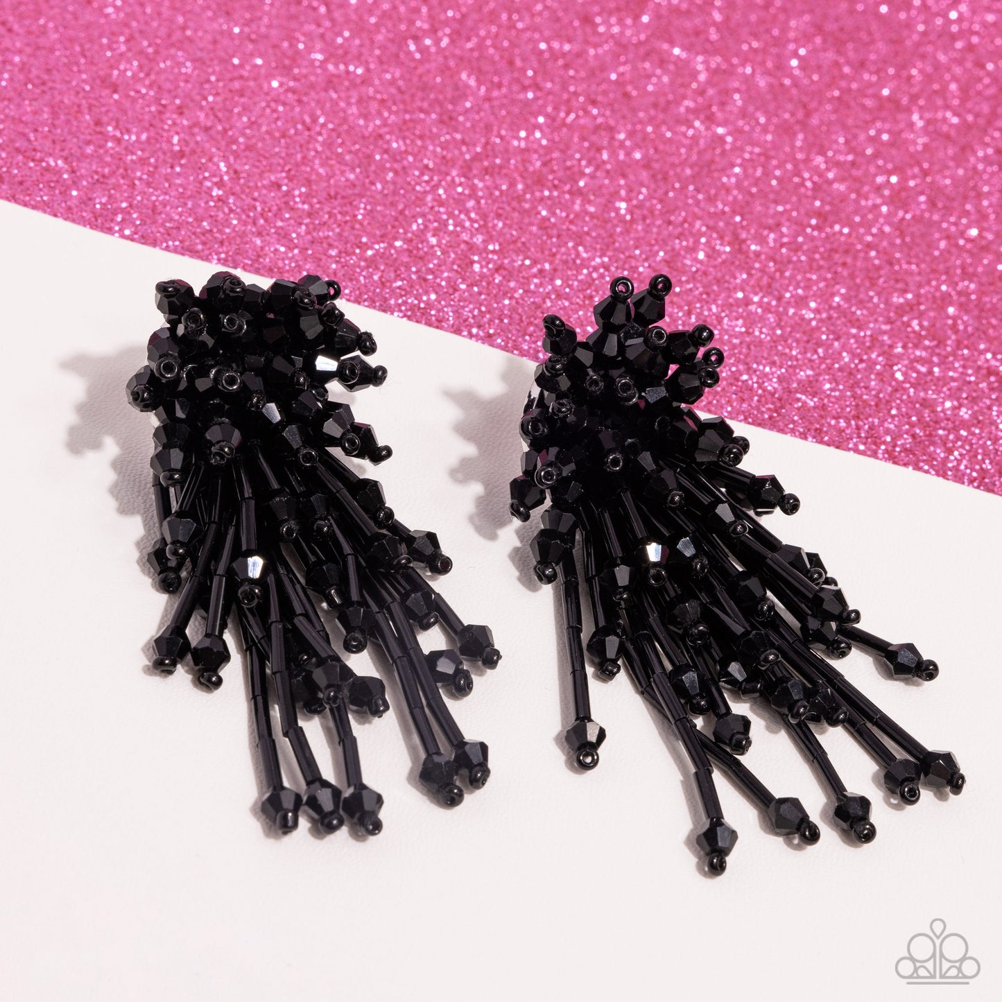 Congratulatory Charm - Black Earring (LOP 06-24)