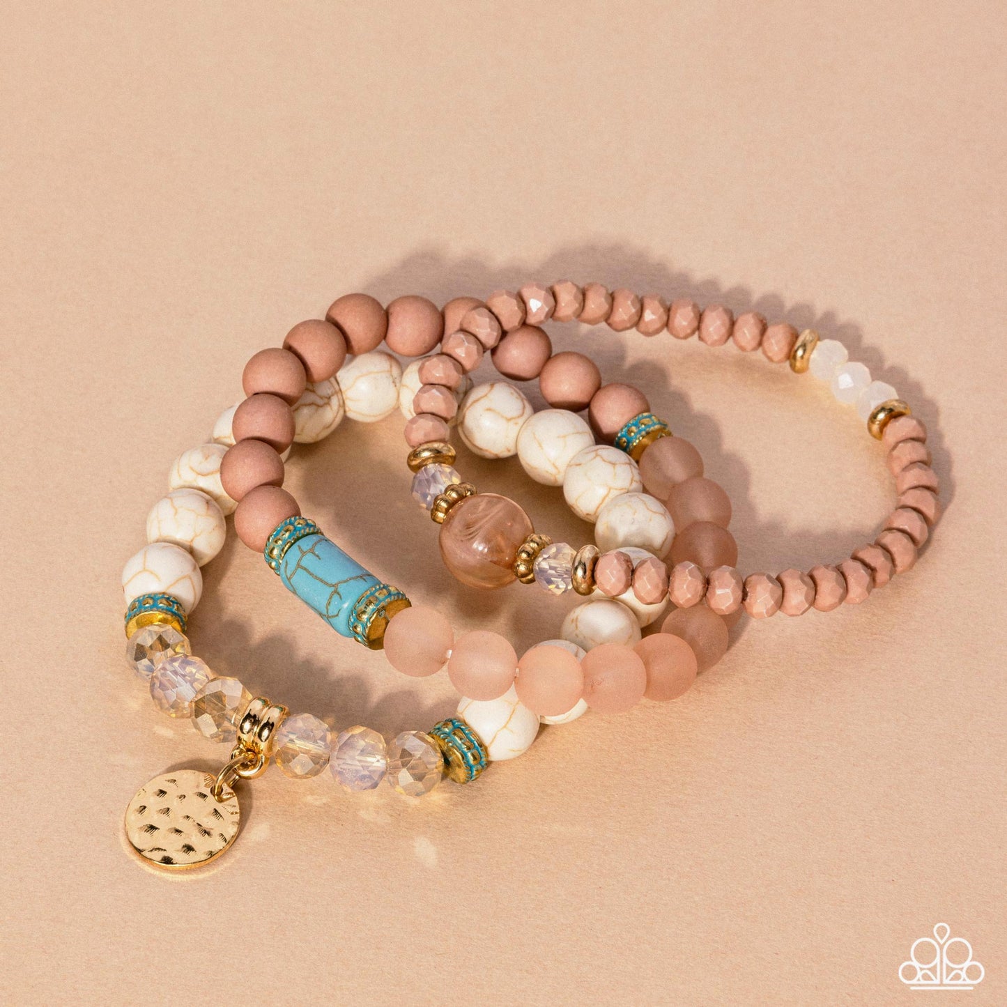 Sunset Sass - White Bracelet