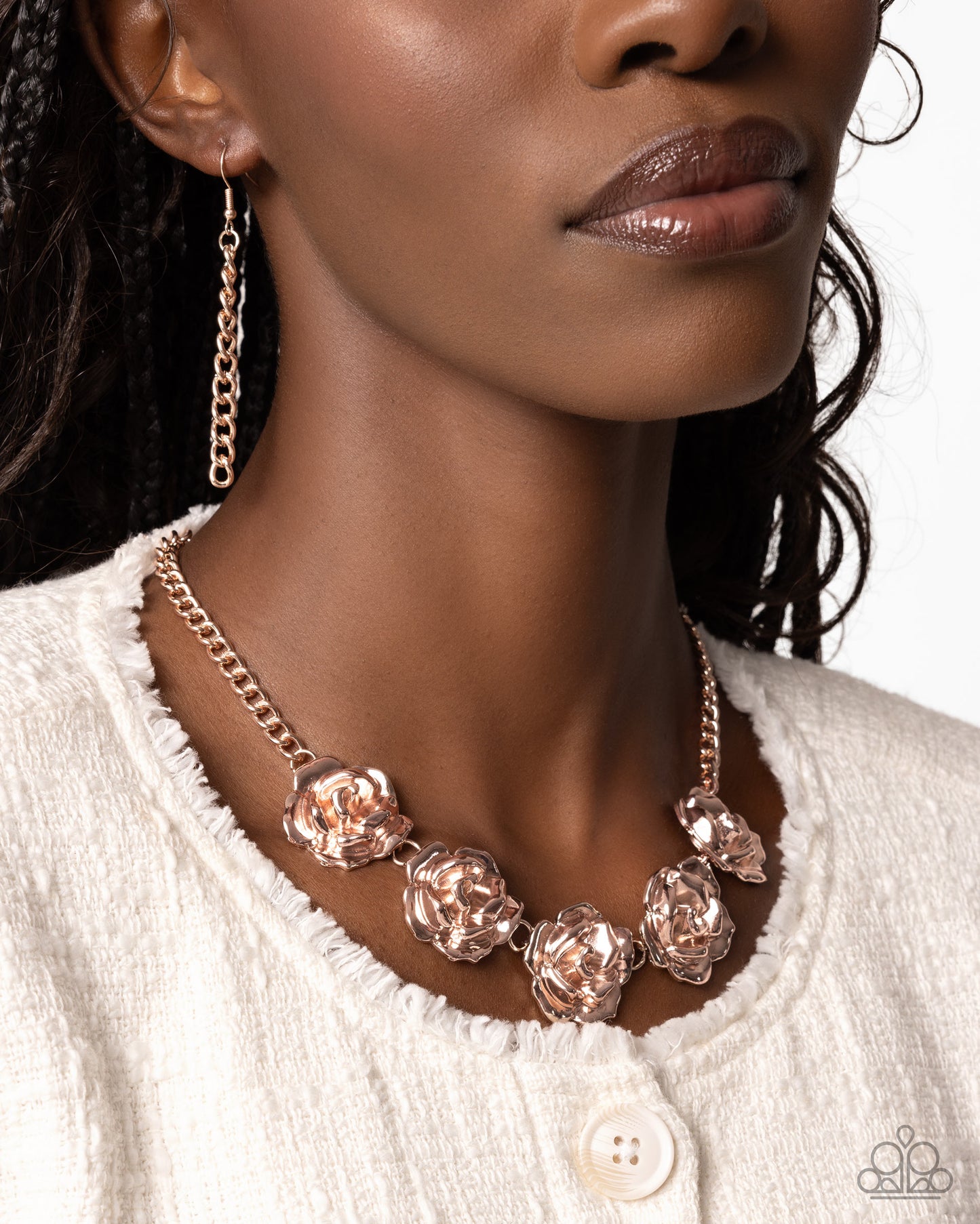 Refreshing Roses - Rose Gold Necklace