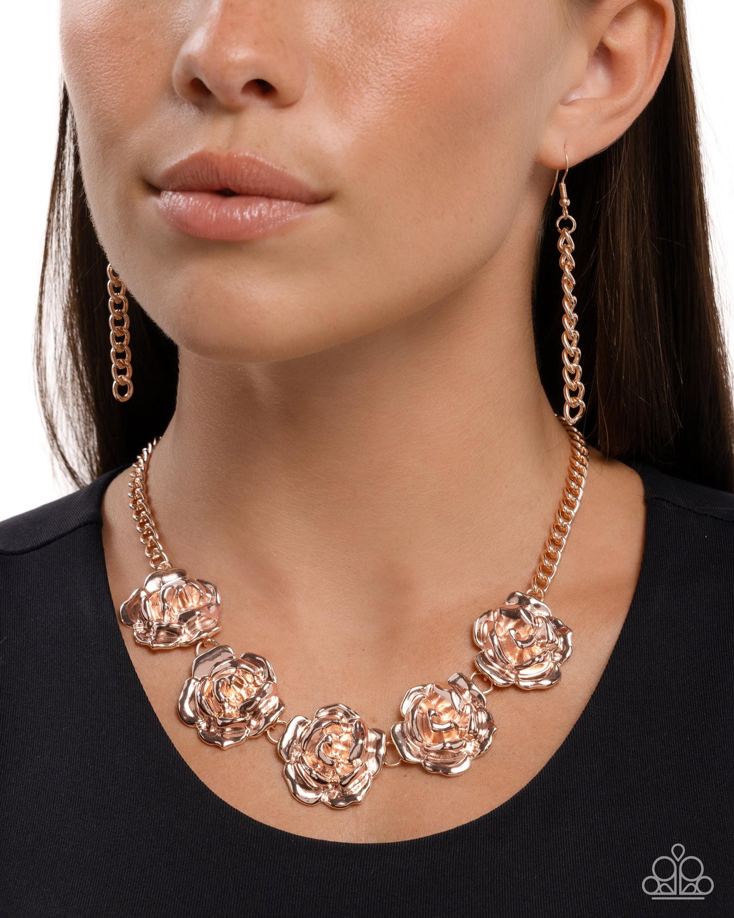 Refreshing Roses - Rose Gold Necklace