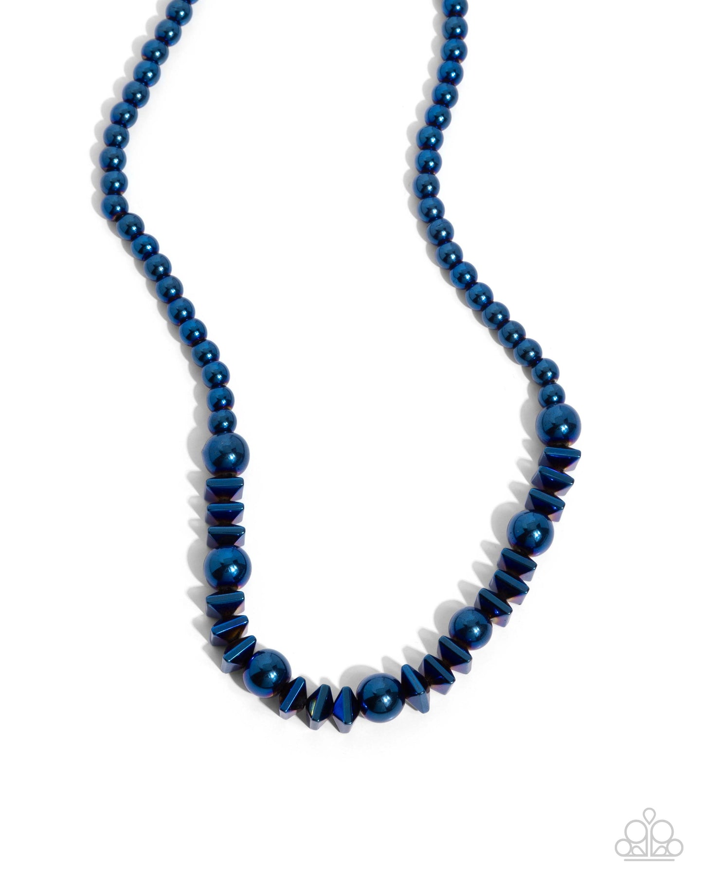 Metallic Memory - Blue Urban Necklace