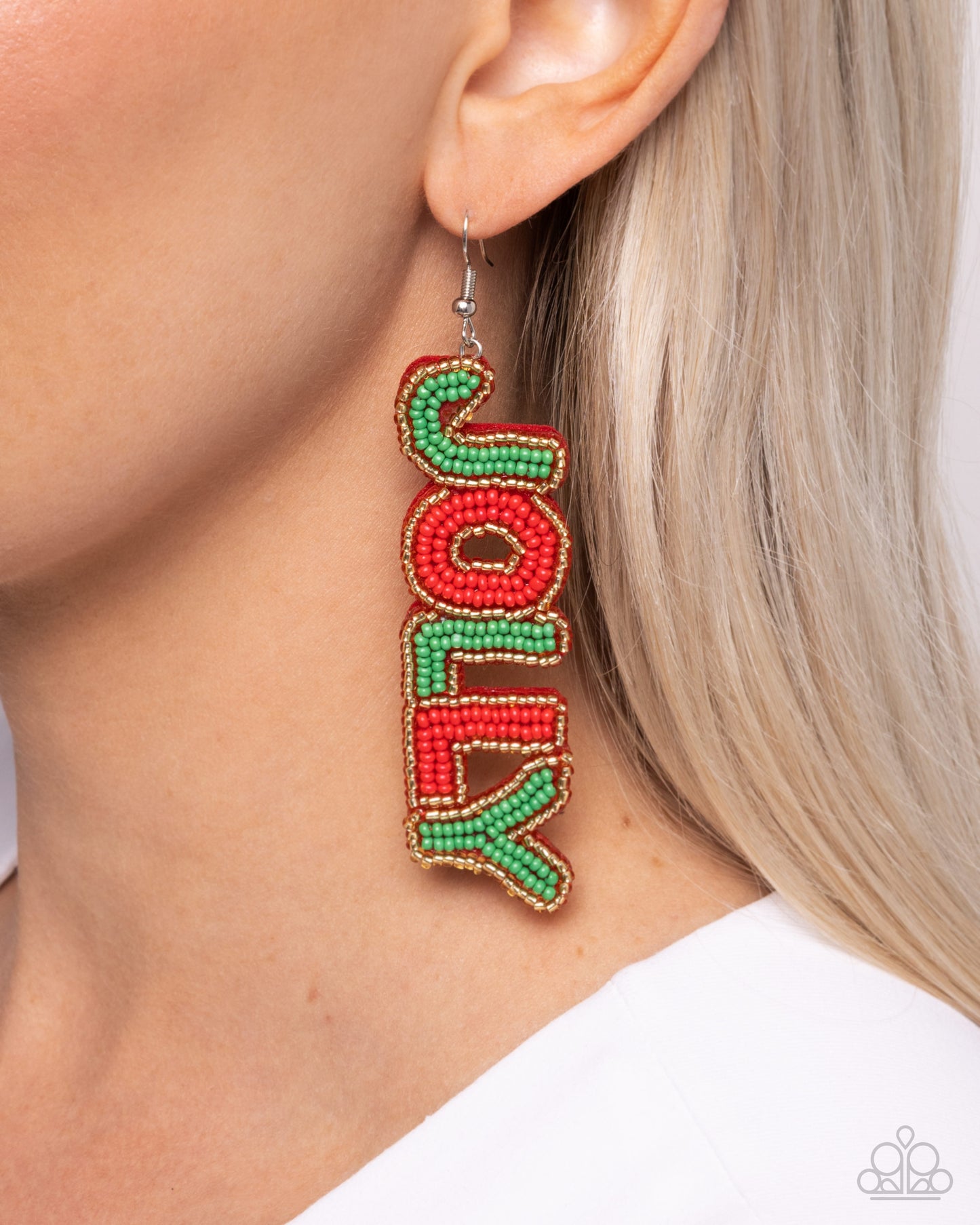 Jolly Holiday - Multi Seed Bead Earring