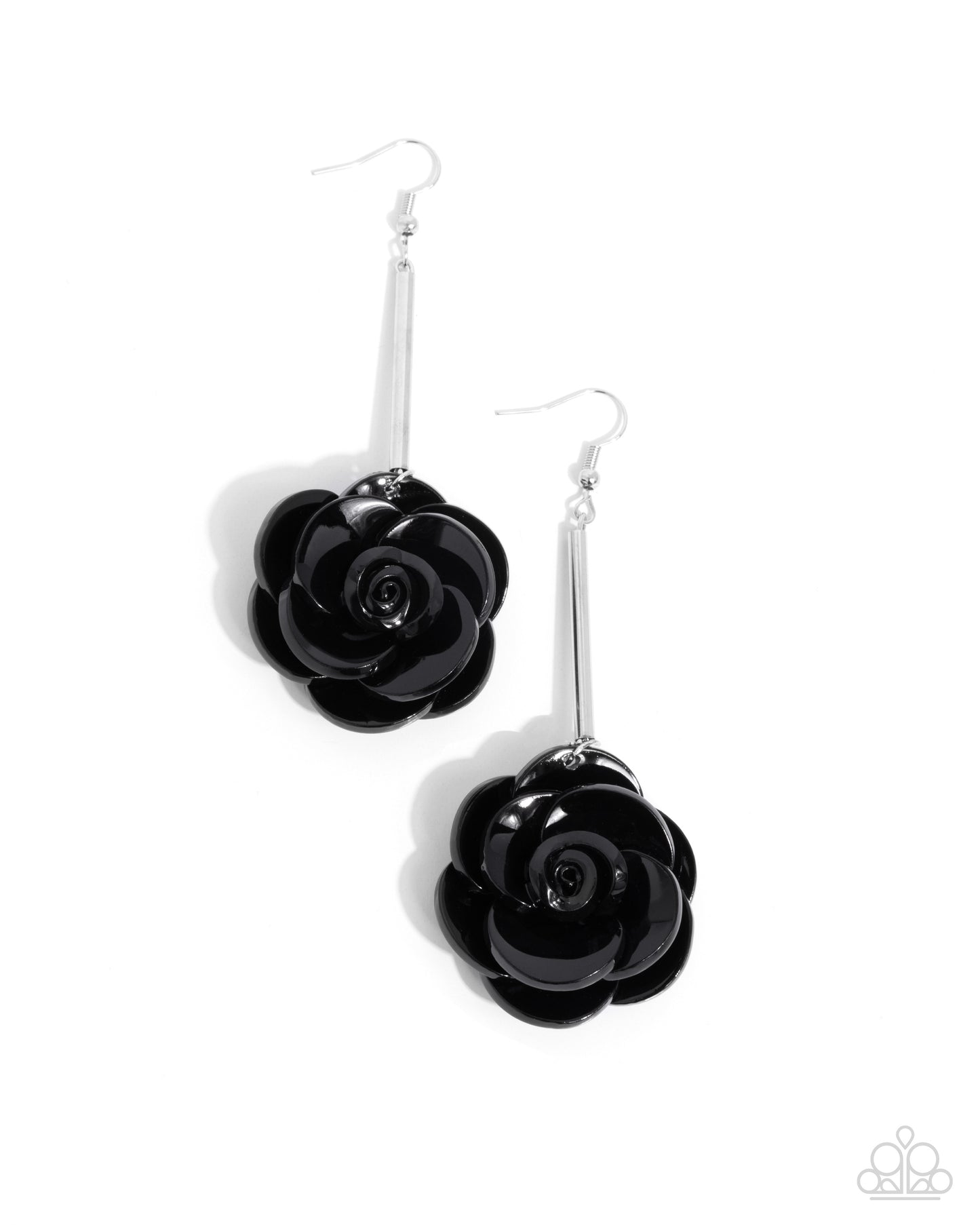 Saccharine Sprig - Black Earring