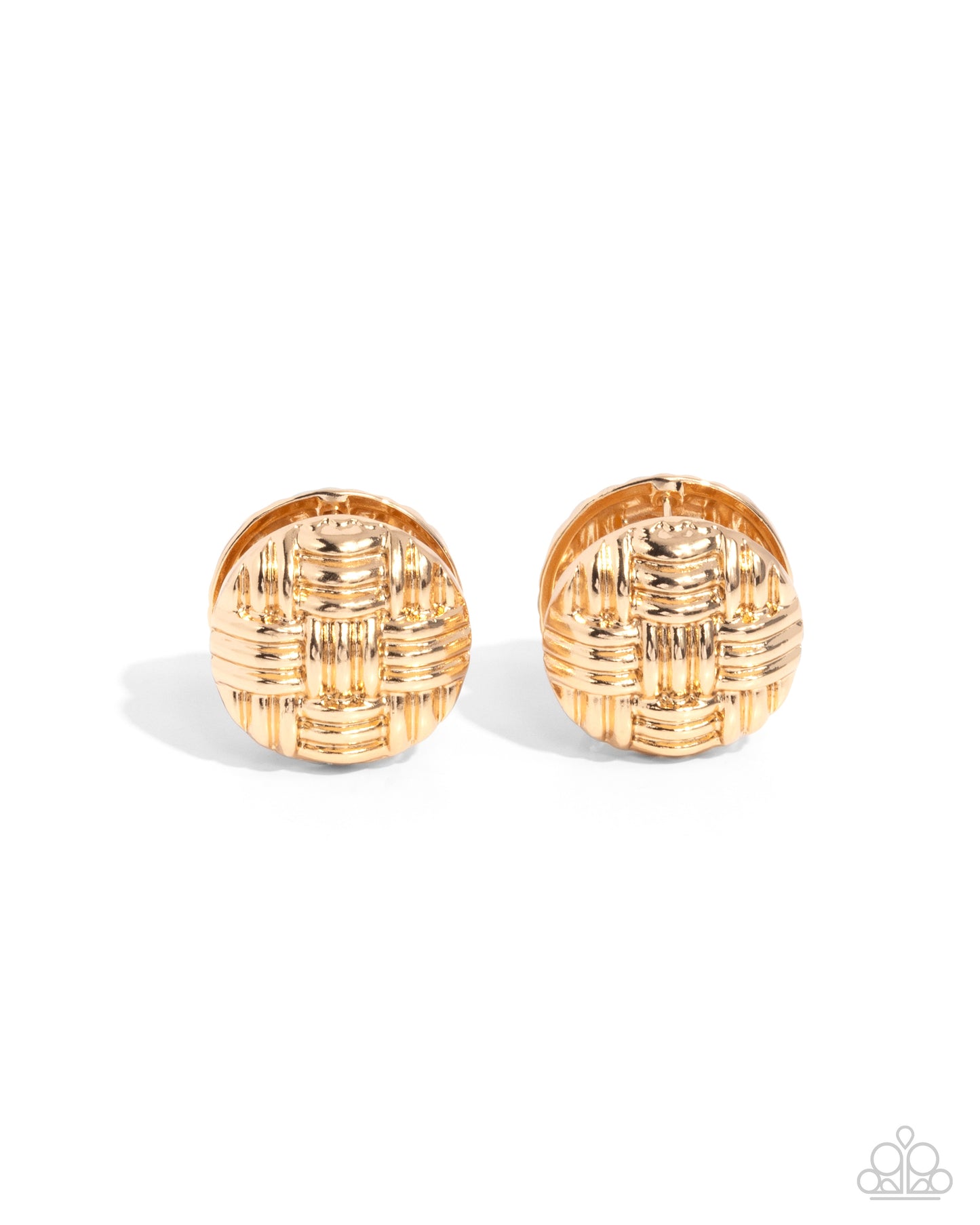 Woven Wisdom - Gold Hoop Earring