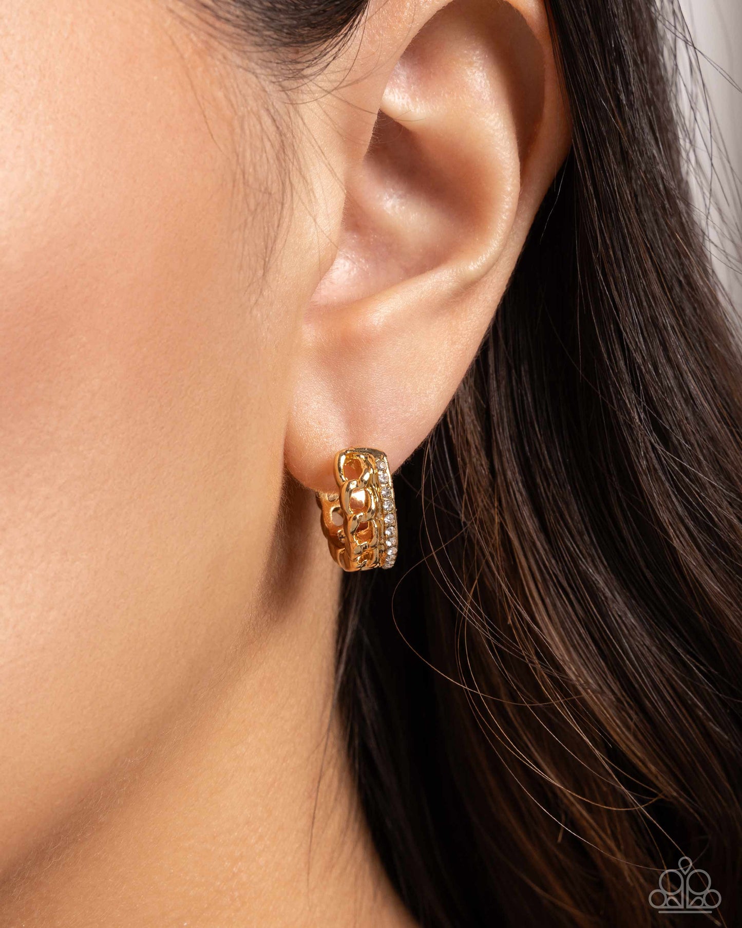 Lethal Layers - Gold Hoop Earring