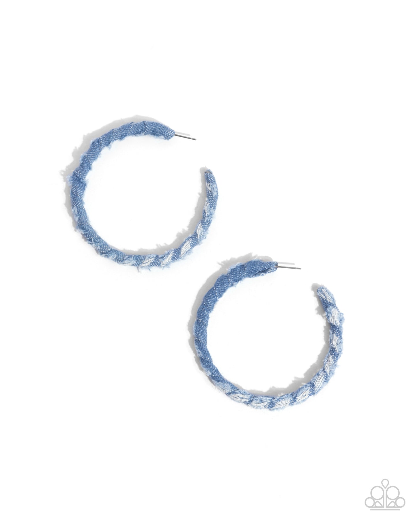 Denim Debut - Blue Hoop Earring
