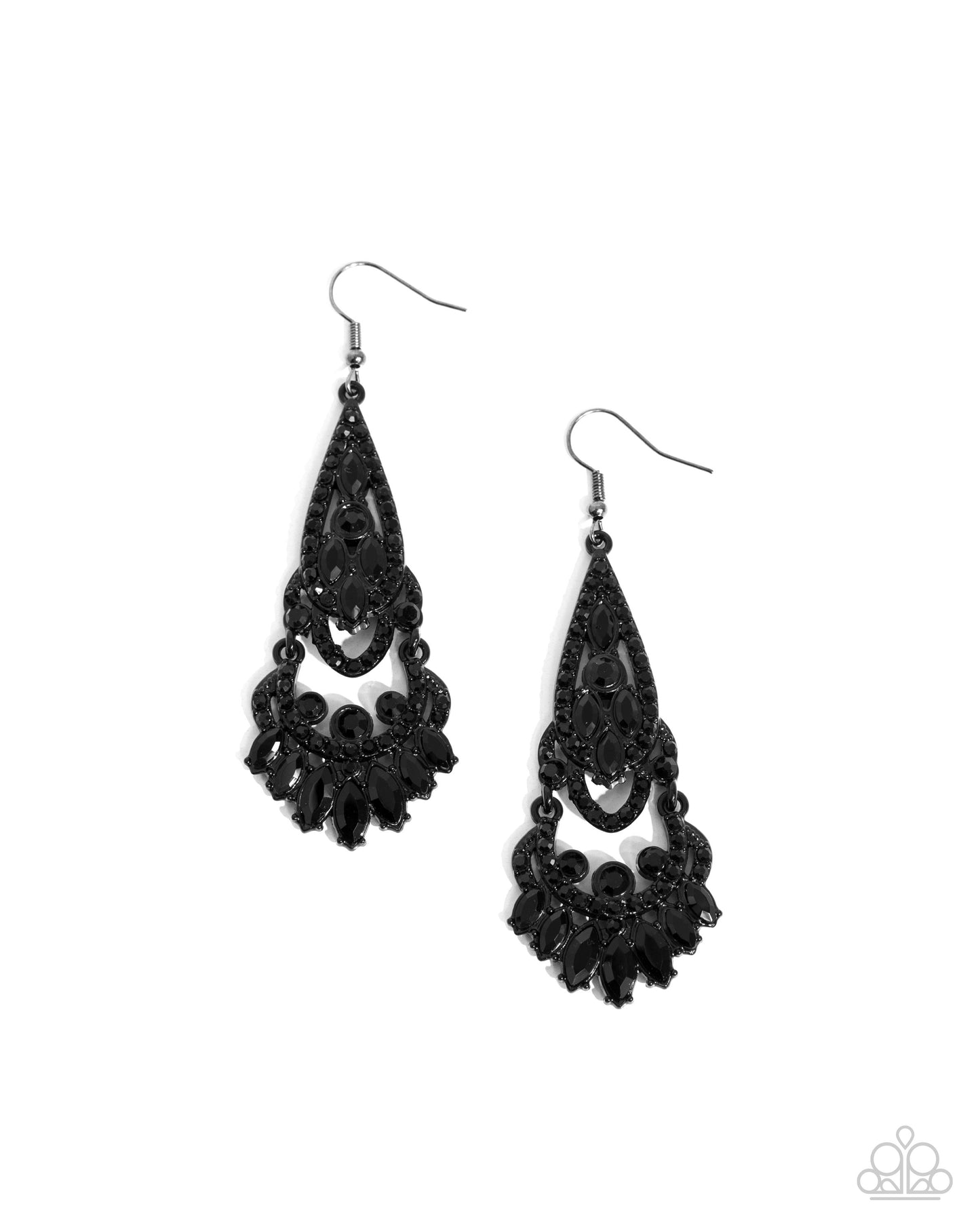 Opera Stage - Black Earring