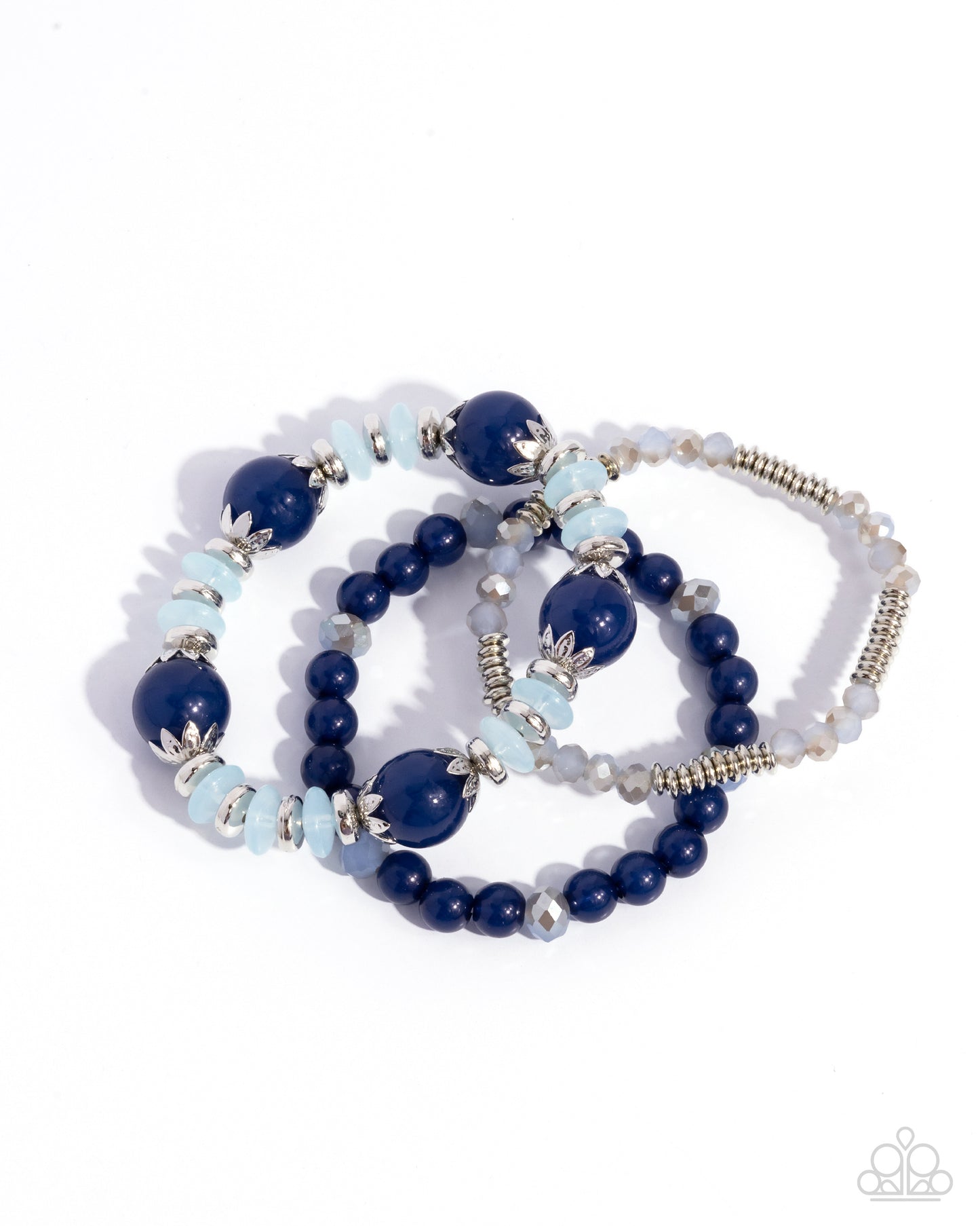 Flashy Frugality - Blue Bracelet