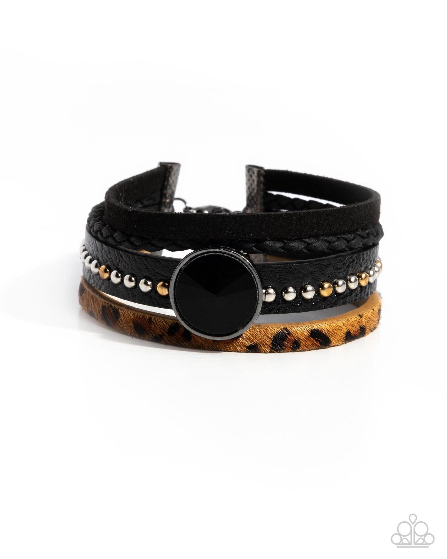 Fair LEATHER - Black Urban Bracelet