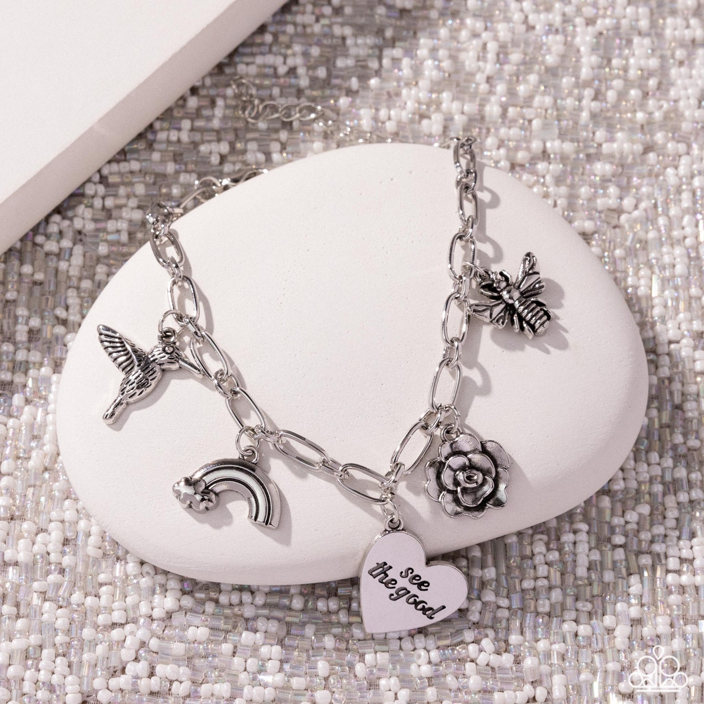 Positive Outlook - Silver Bracelet