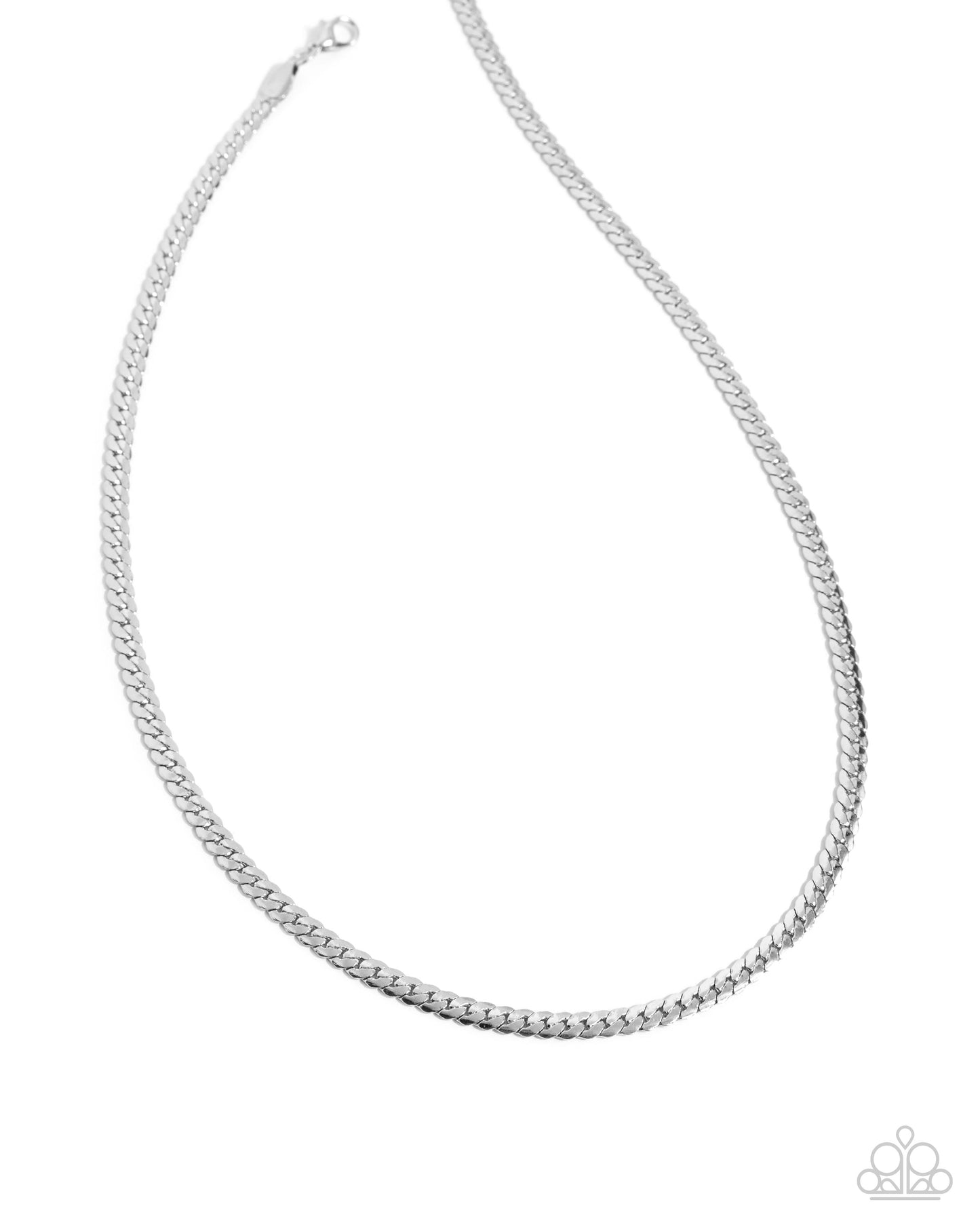 CURB the Peace - Silver Urban Necklace