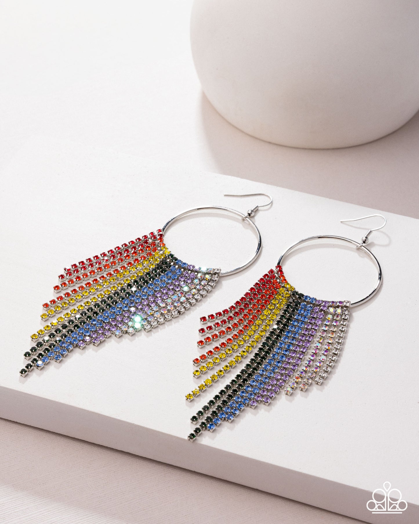 Streamlined Shimmer - Multi Earring
