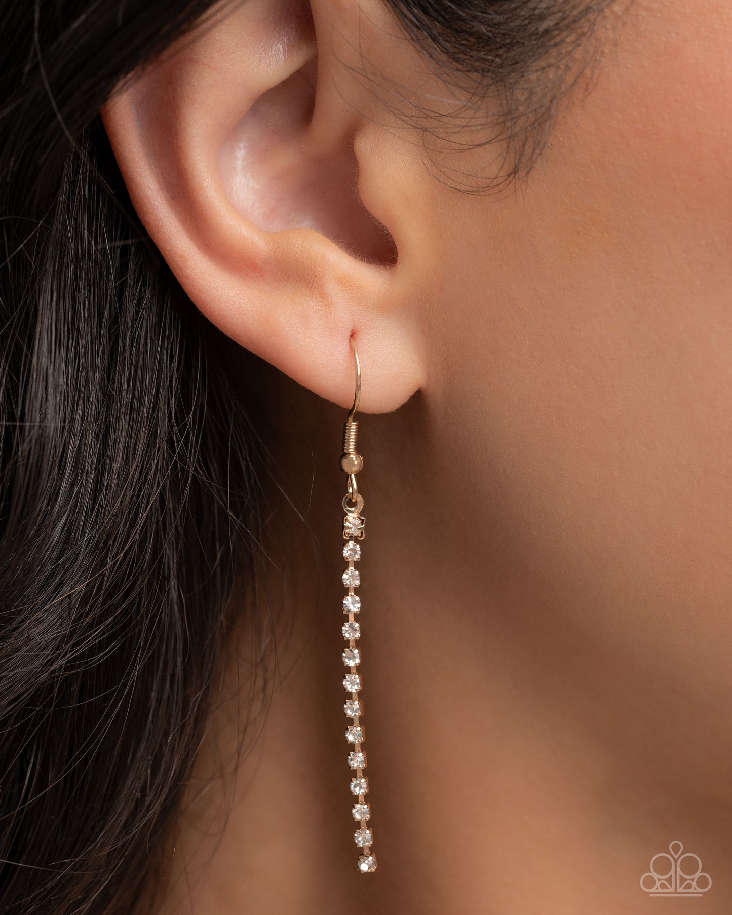 Complete Look! Never Enough Elegance - Gold Necklace & Earring Set