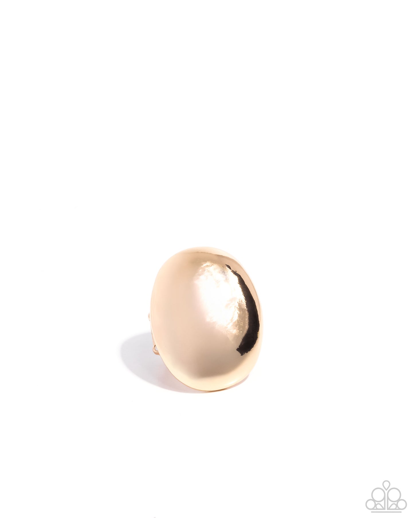 Omniscient Oval - Gold Ring