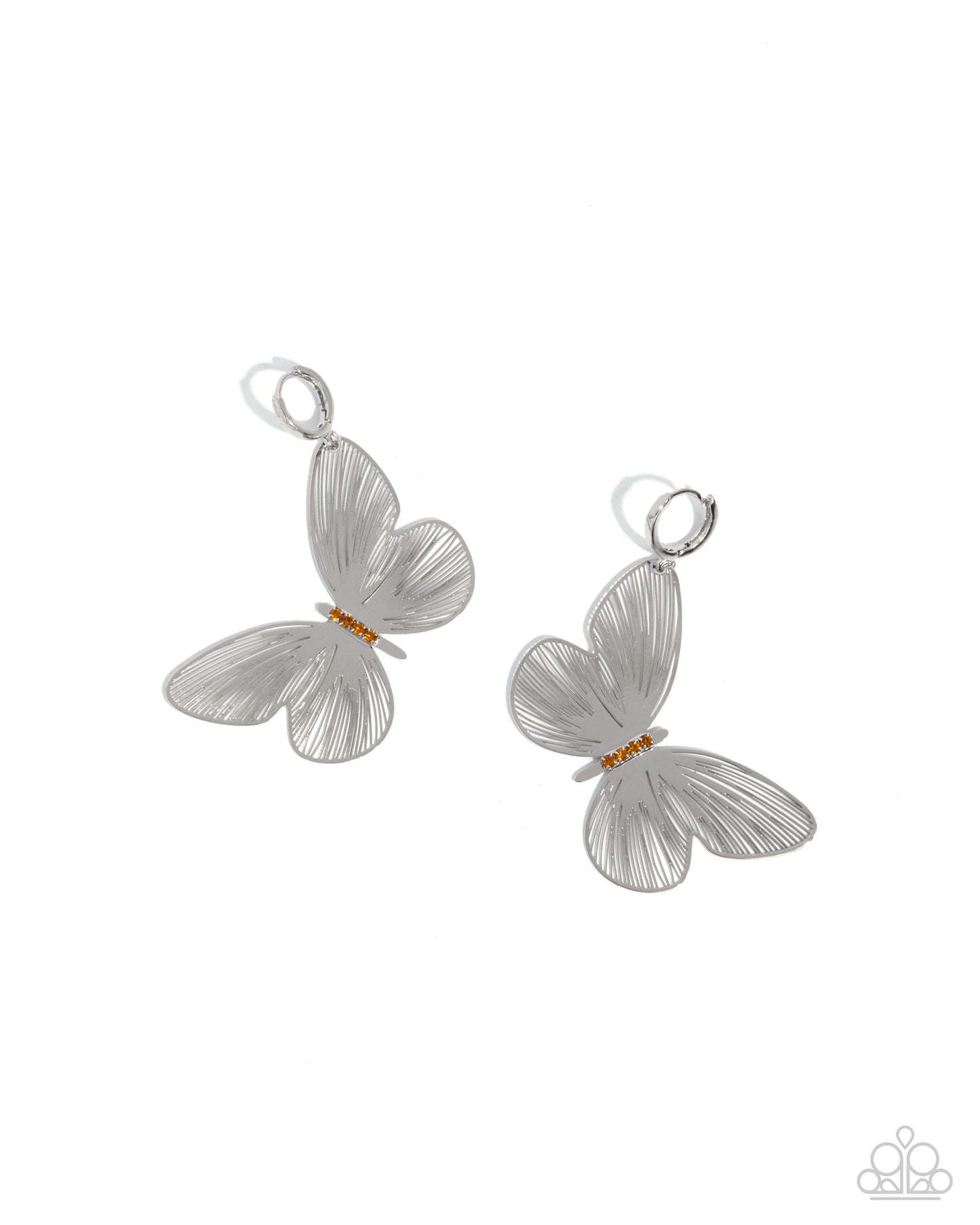 Fluttering Folk - Orange Earring