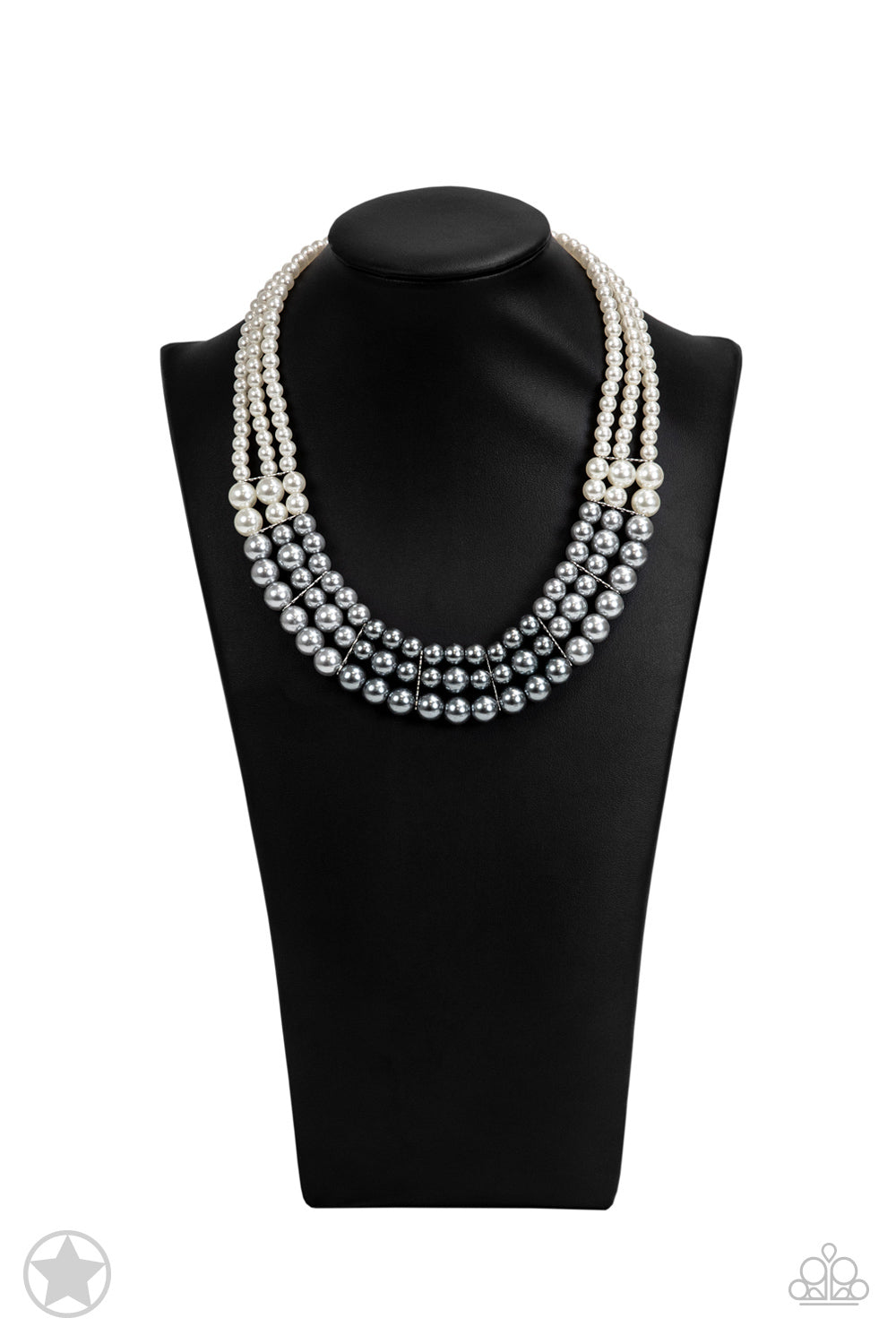 Lady In Waiting - Silver Blockbuster Necklace