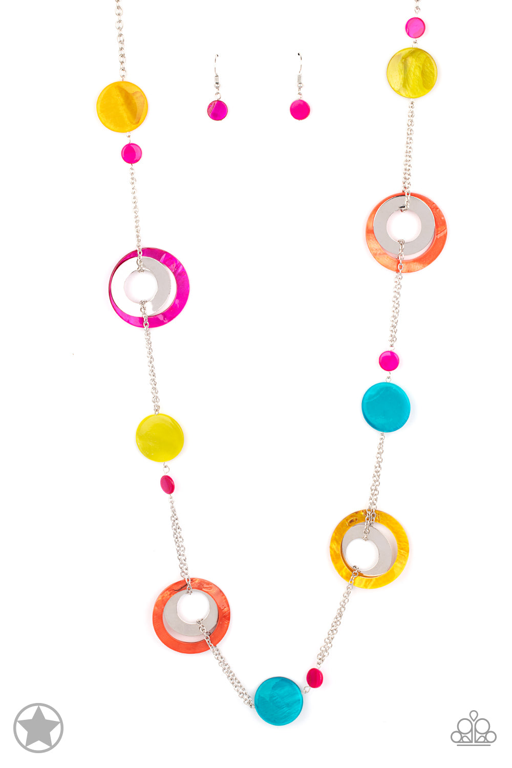 Kaleidoscopically Captivating - Multi Blockbuster Necklace