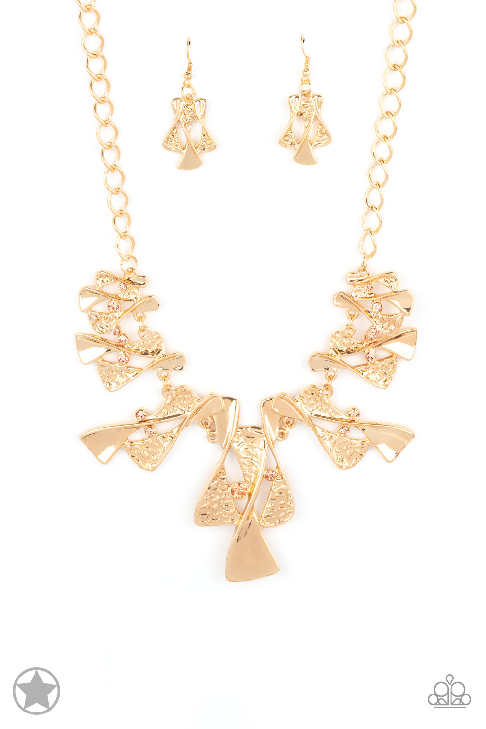 The Sands of Time - Gold Blockbuster Necklace