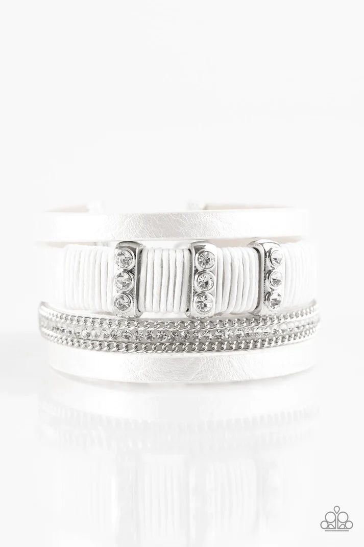 FAME Night - White Urban Bracelet