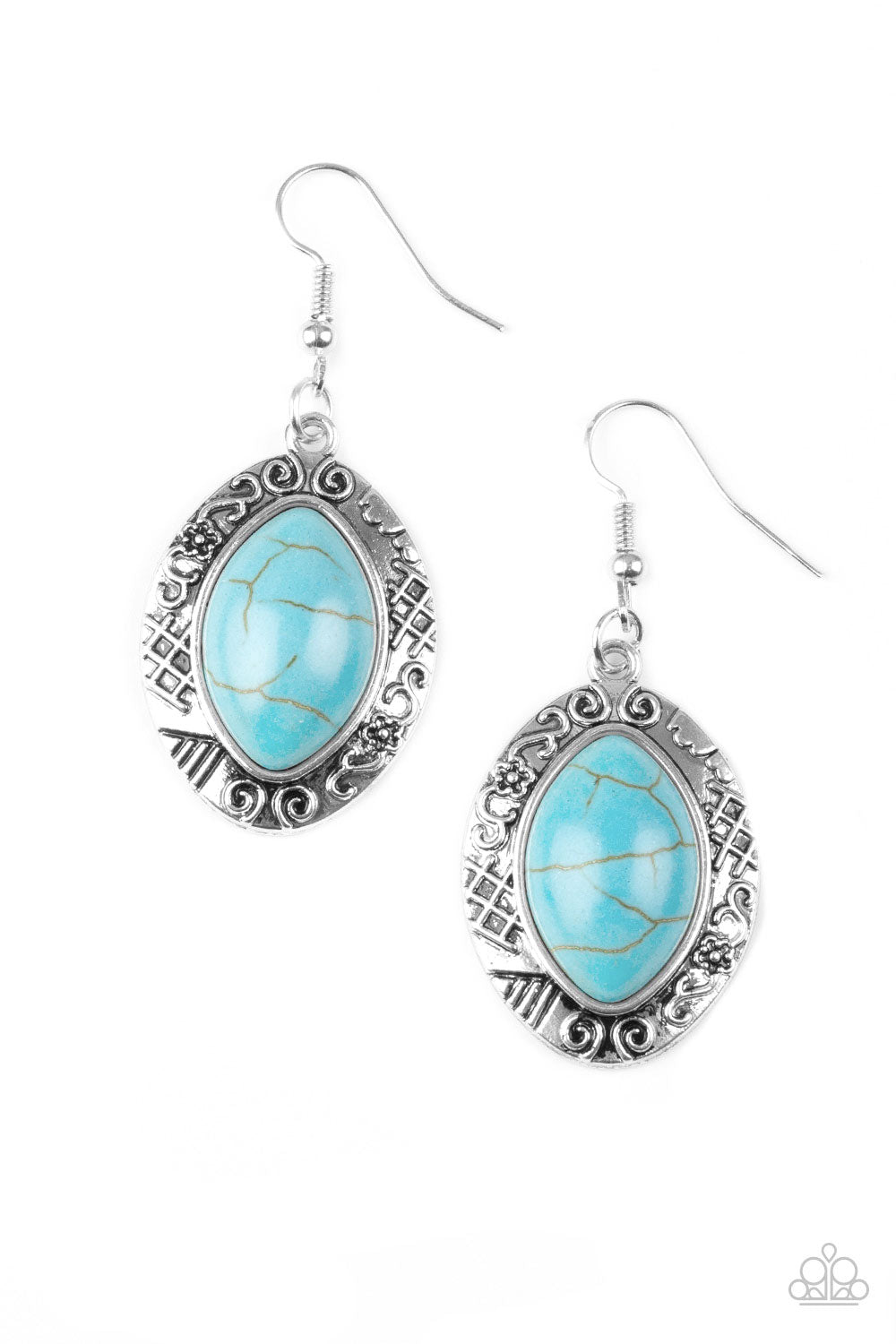Aztec Horizons - Blue Earring