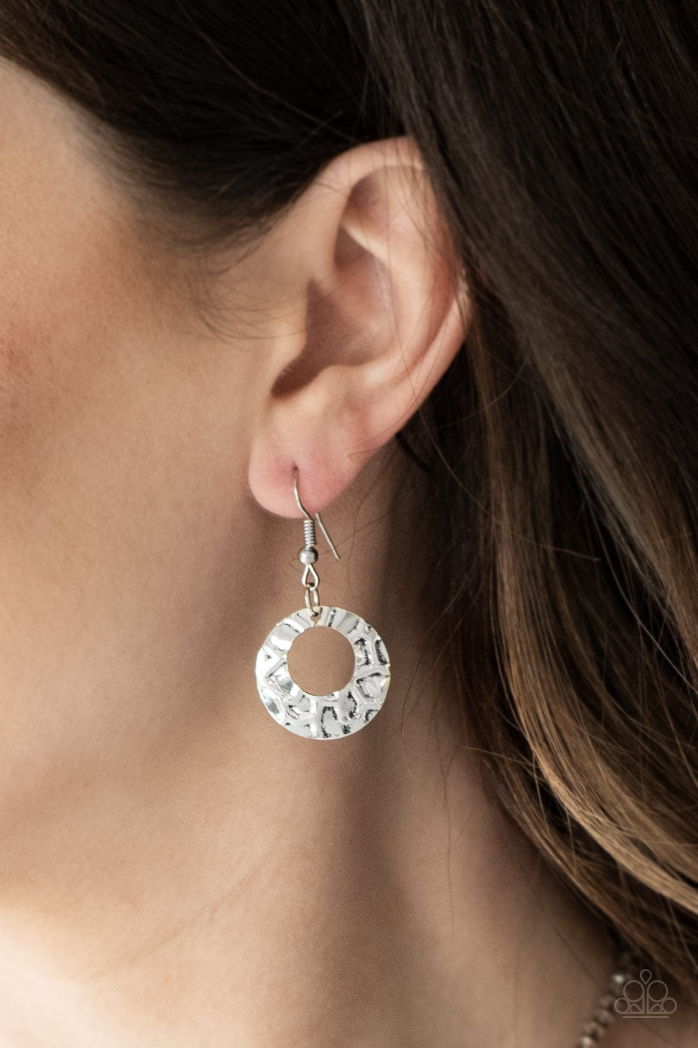 Texture Trio - Silver Necklace