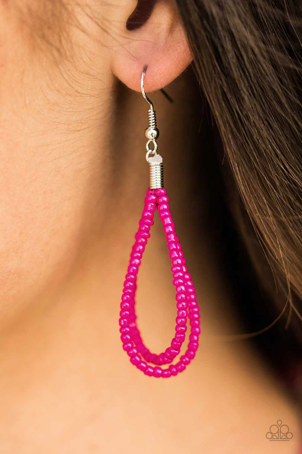 Let It BEAD - Pink Seed Bead Necklace