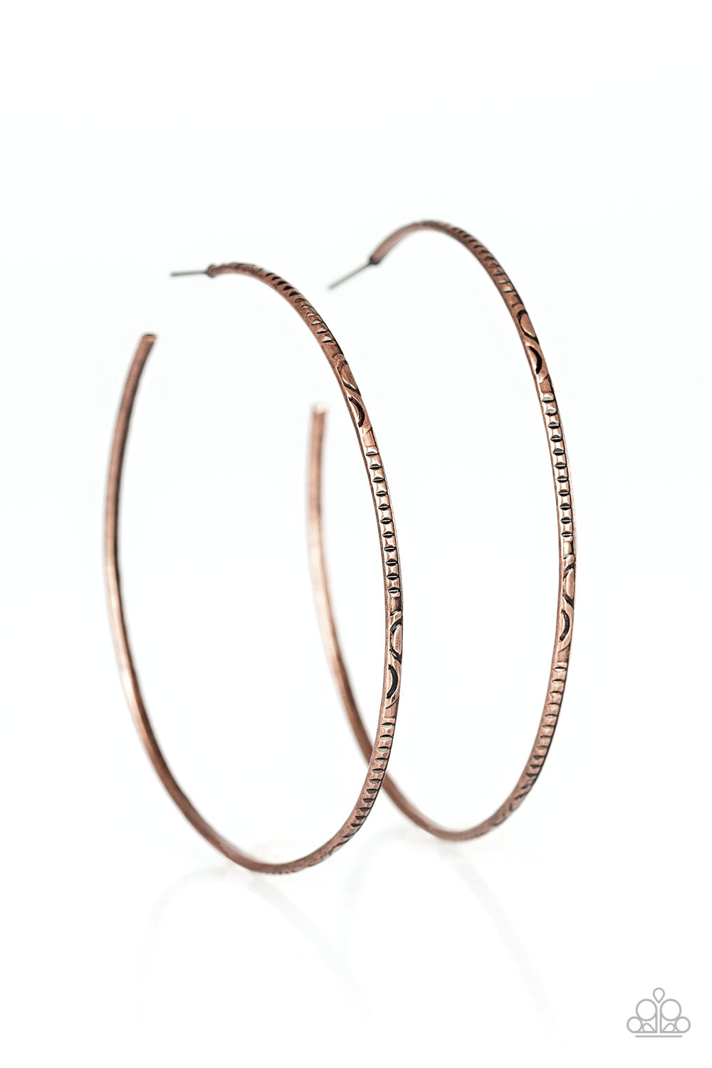 Sleek Fleek - Copper Hoop Earring