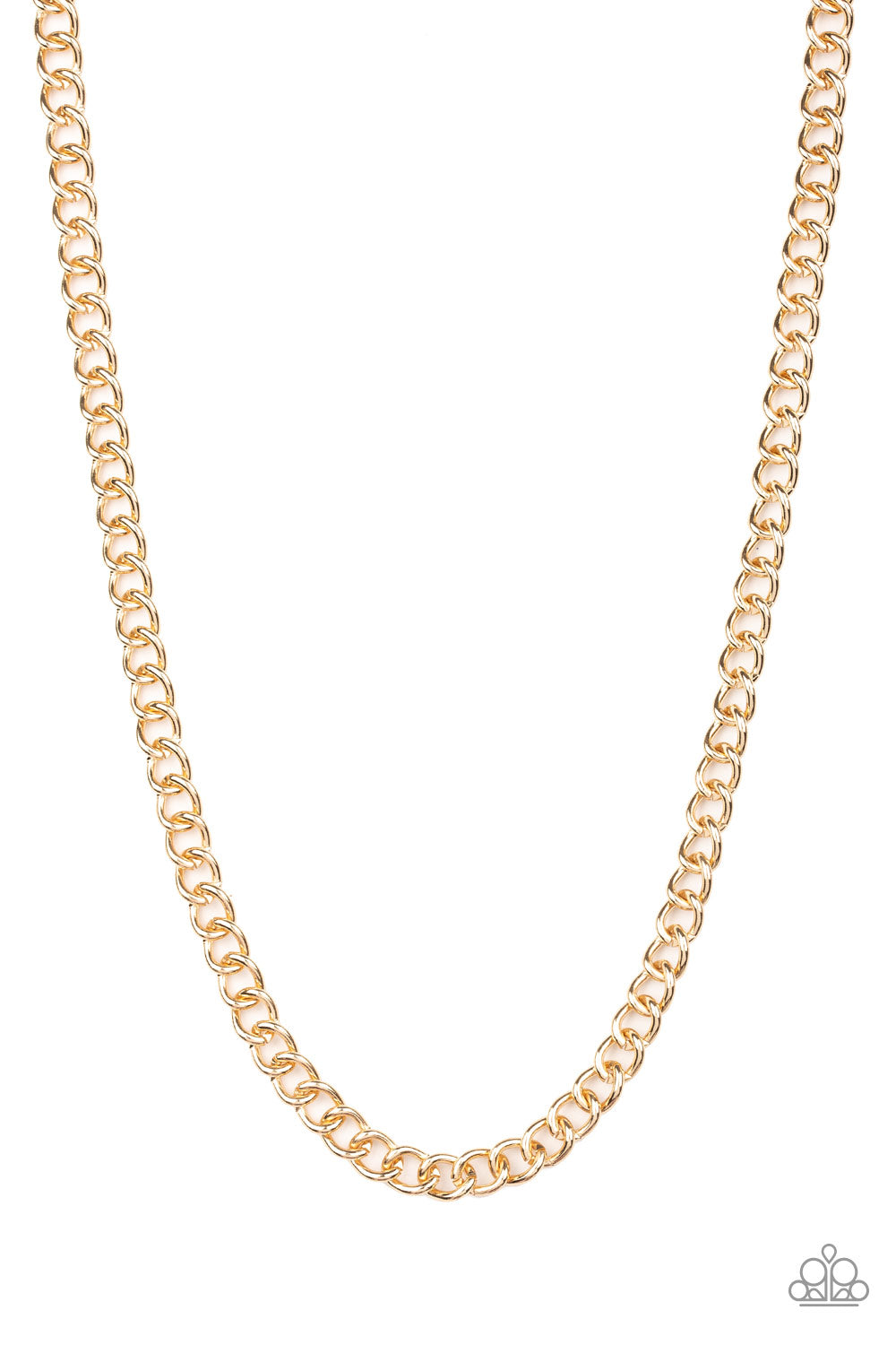 Full Court - Gold Mens Necklace