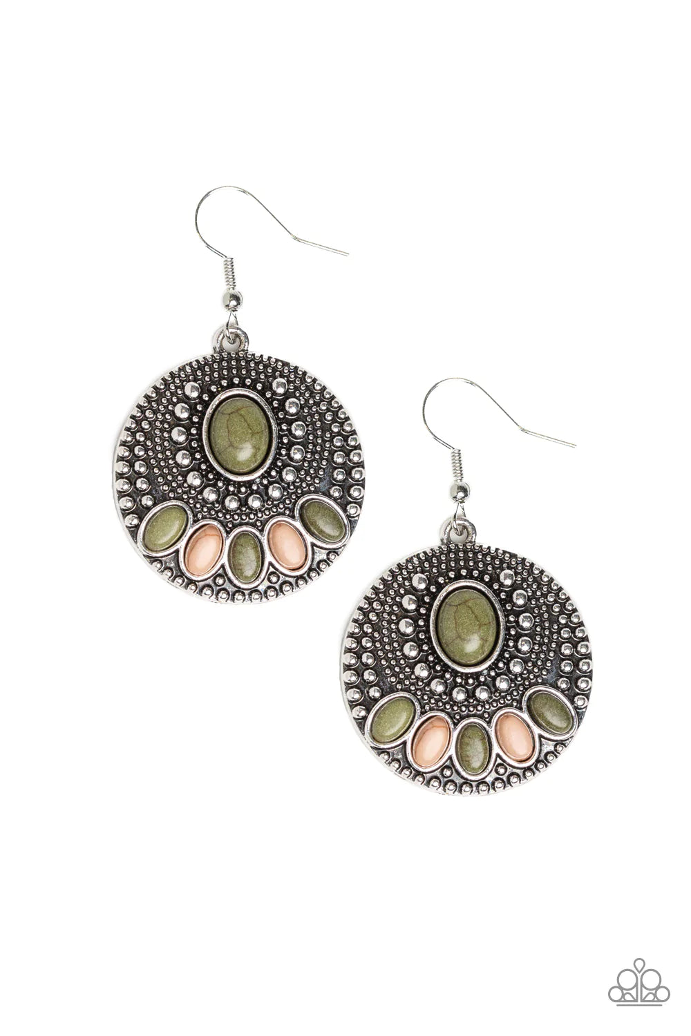 Sandstone Paradise - Green Earring