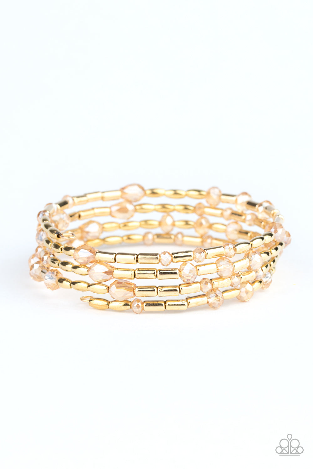 Regal Remix - Gold Coil Bracelet