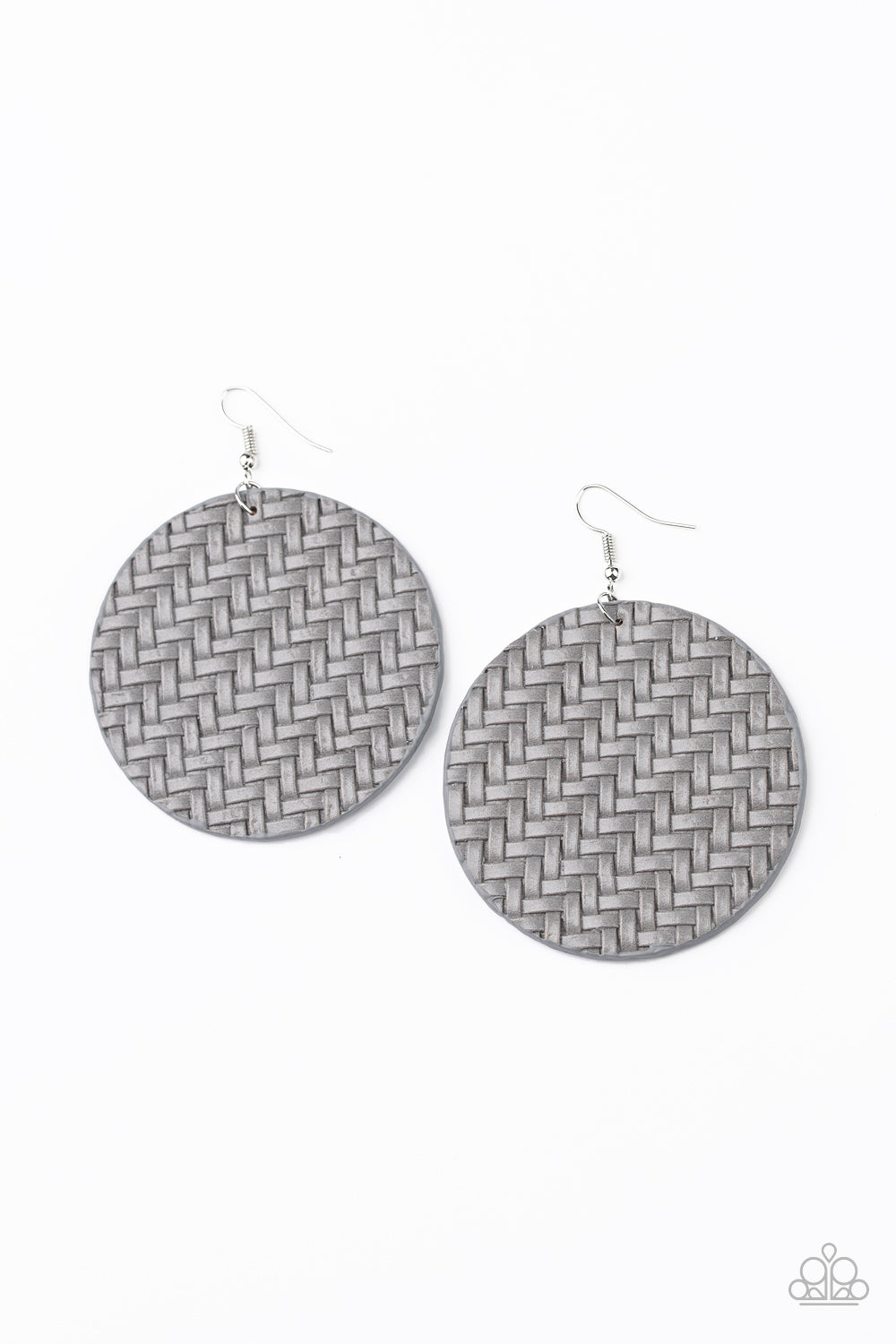 Plaited Plains - Silver Earring