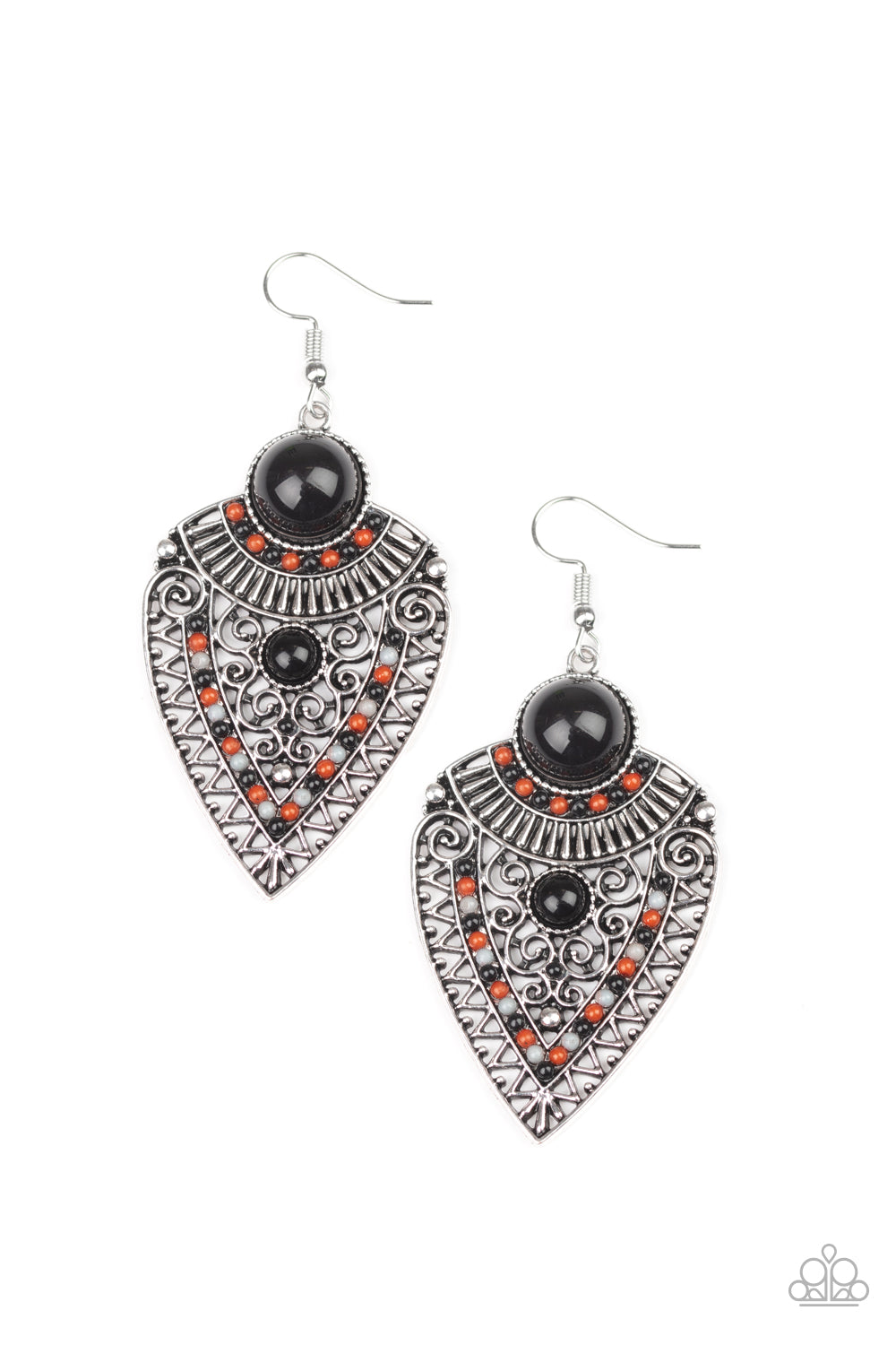 Tribal Territory - Black Earring