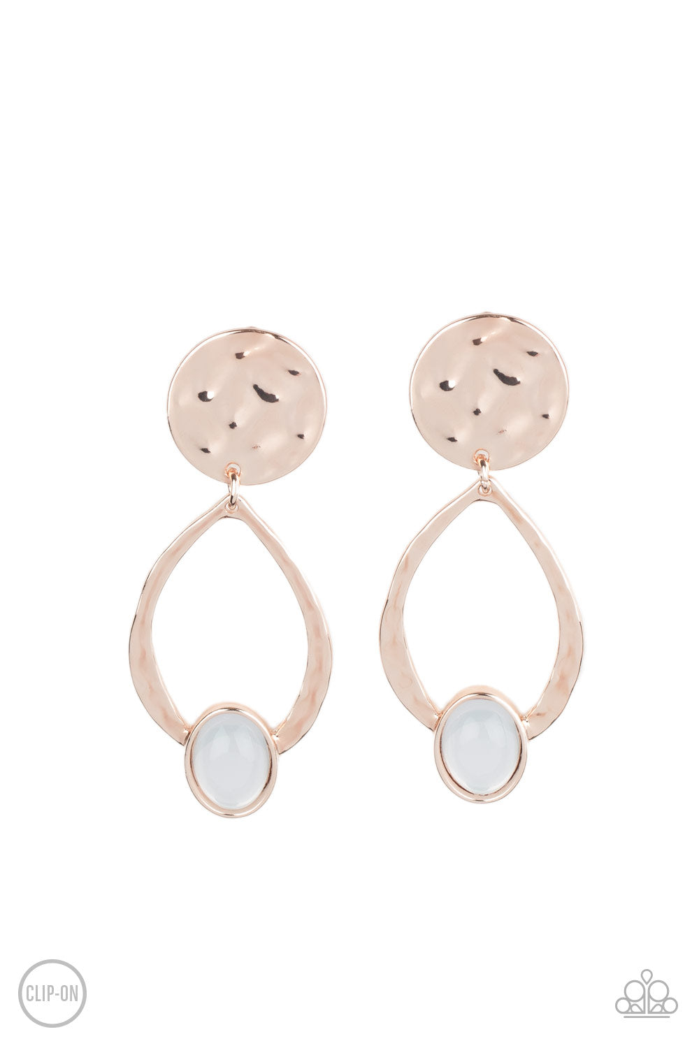 Opal Obsession - Rose Gold Clip On Earring