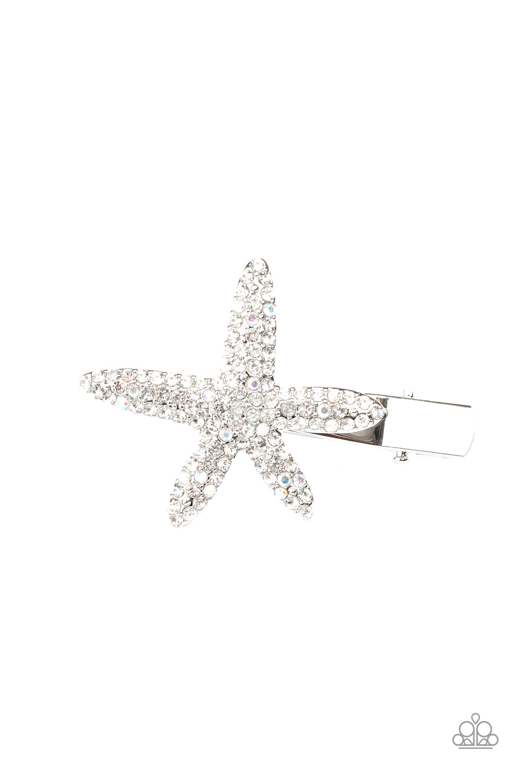 Wish On a STARFISH - White Hair Clip