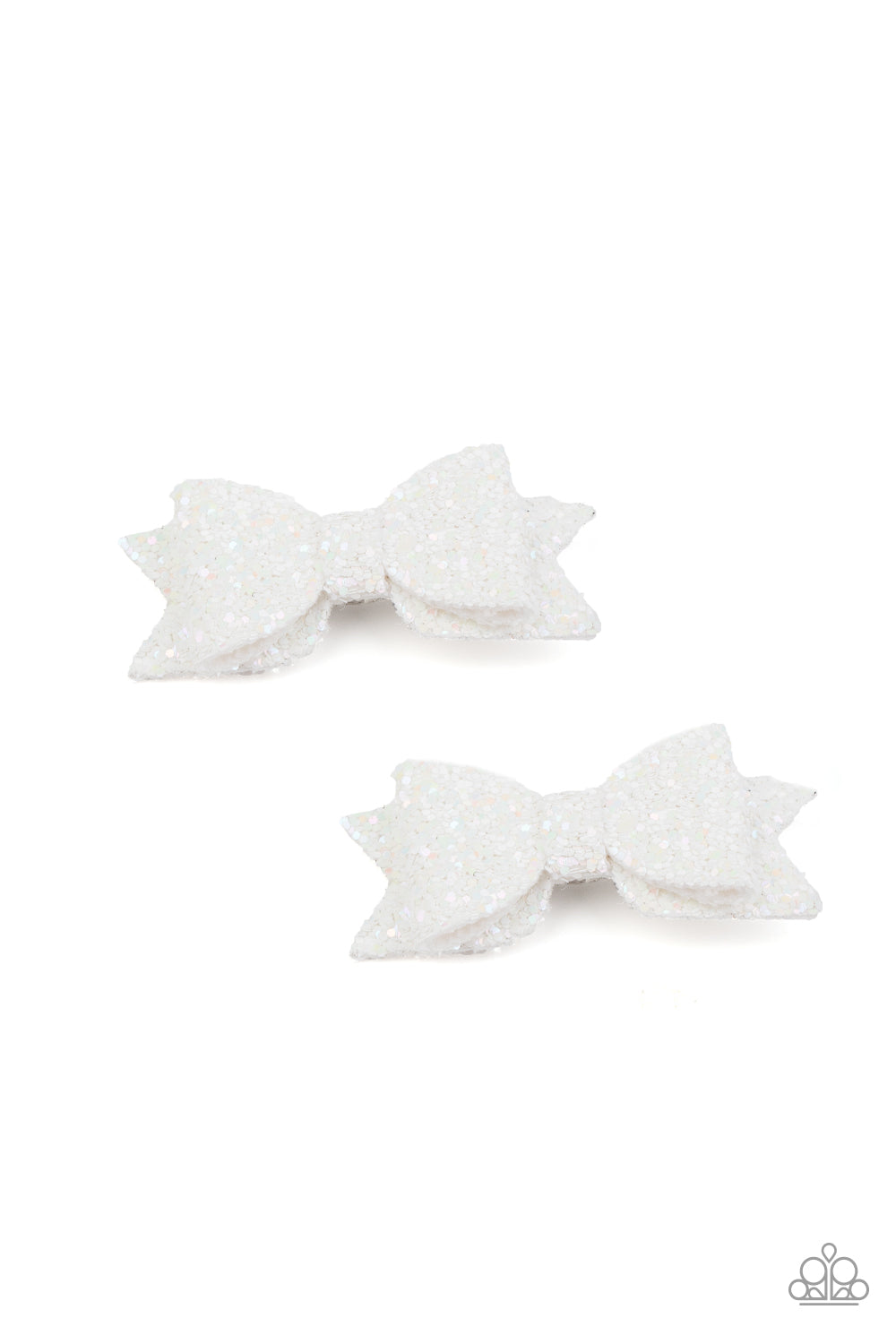Sprinkle On The Sequins - White Hair Clip