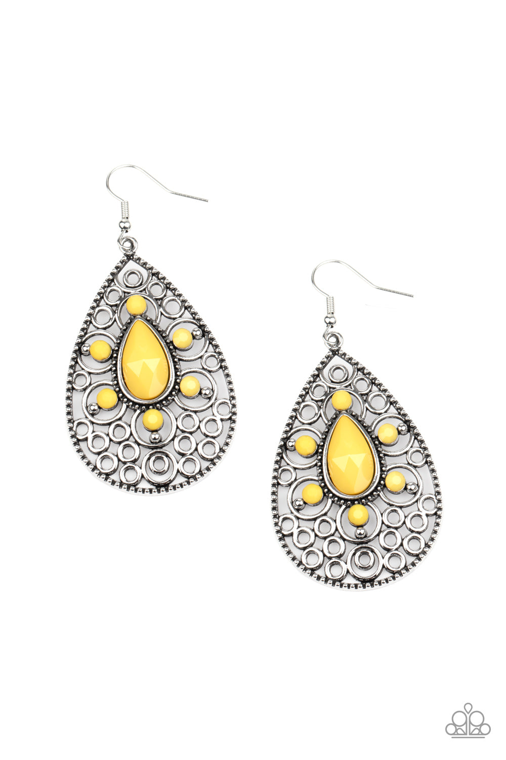 Modern Garden - Yellow Earring