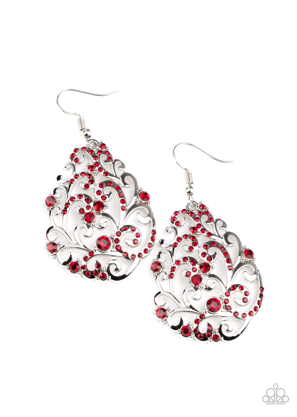 Winter Garden - Red Earring