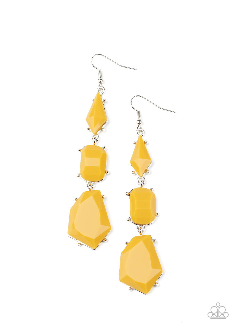 Geo Getaway - Yellow Earring