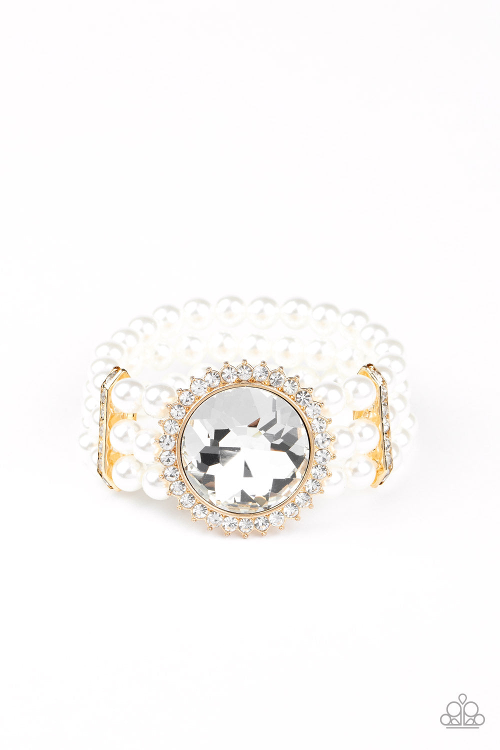 Speechless Sparkle - Gold Bracelet