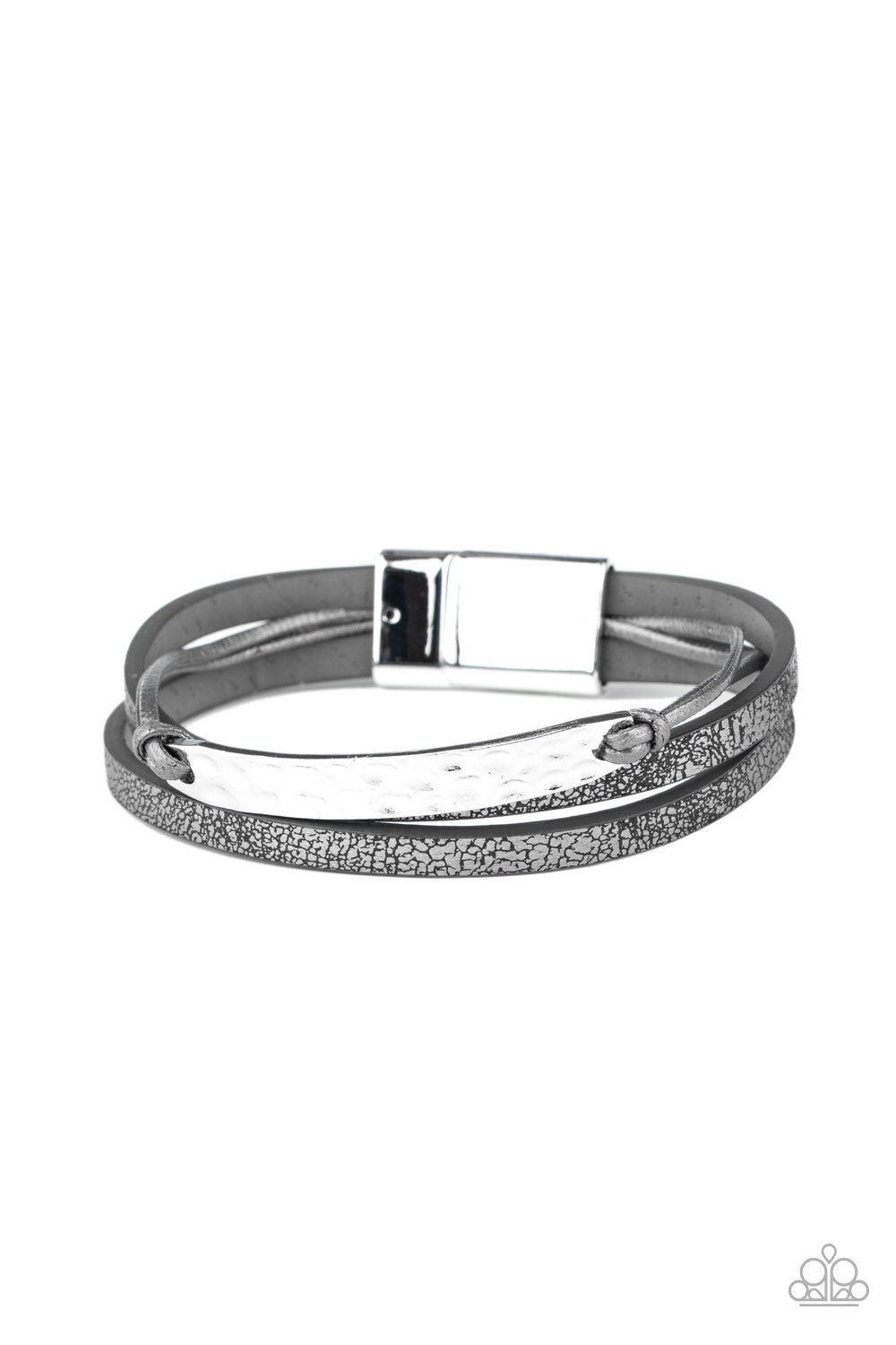 High-Strung Style - Silver Urban Bracelet
