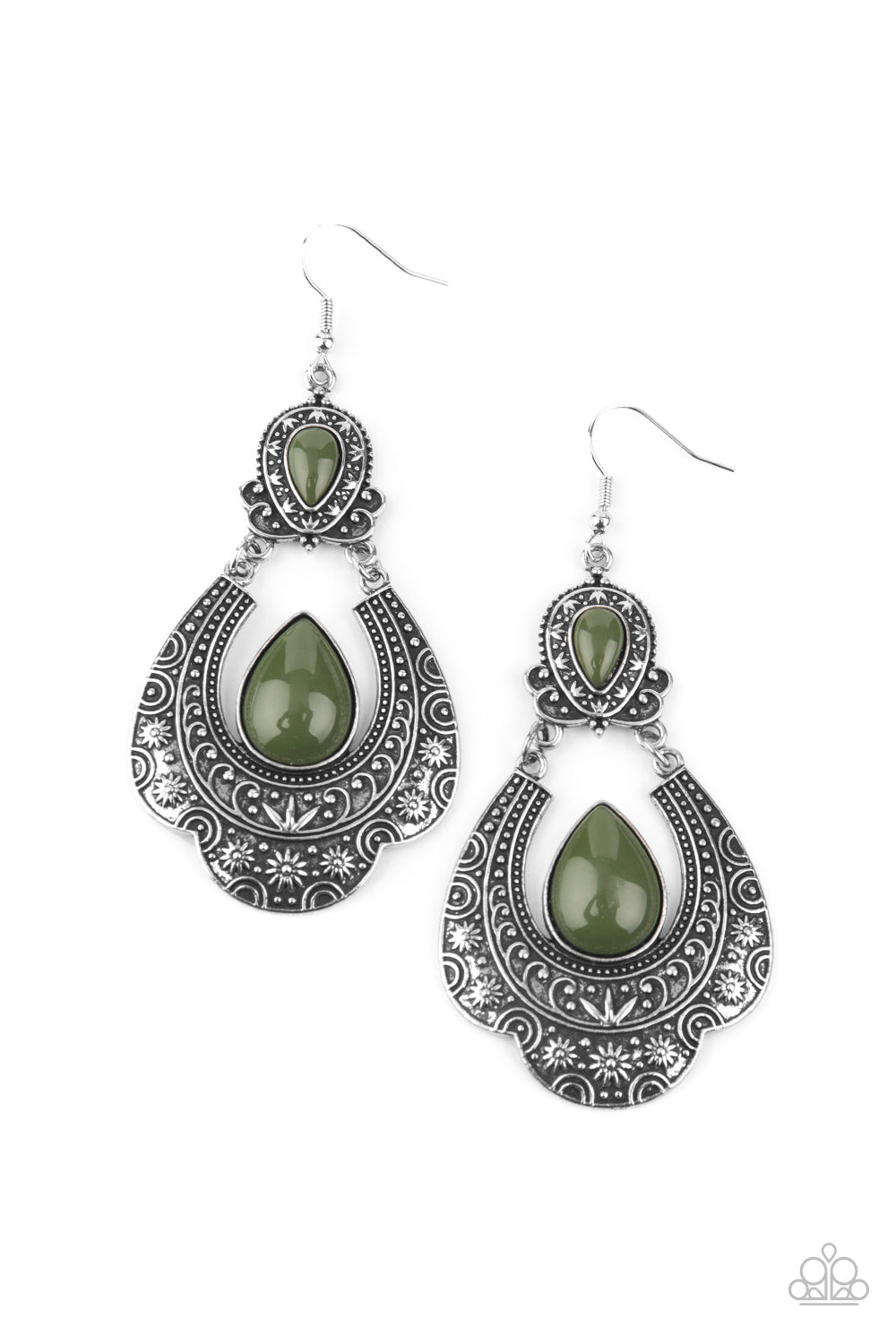 Rise and Roam - Green Earring