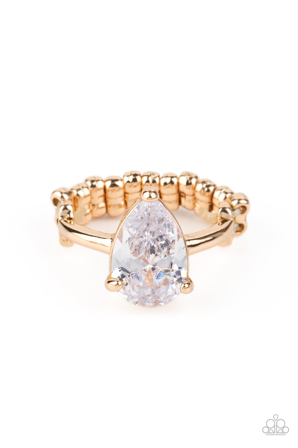 Vintage Engagement - Gold Ring 0227