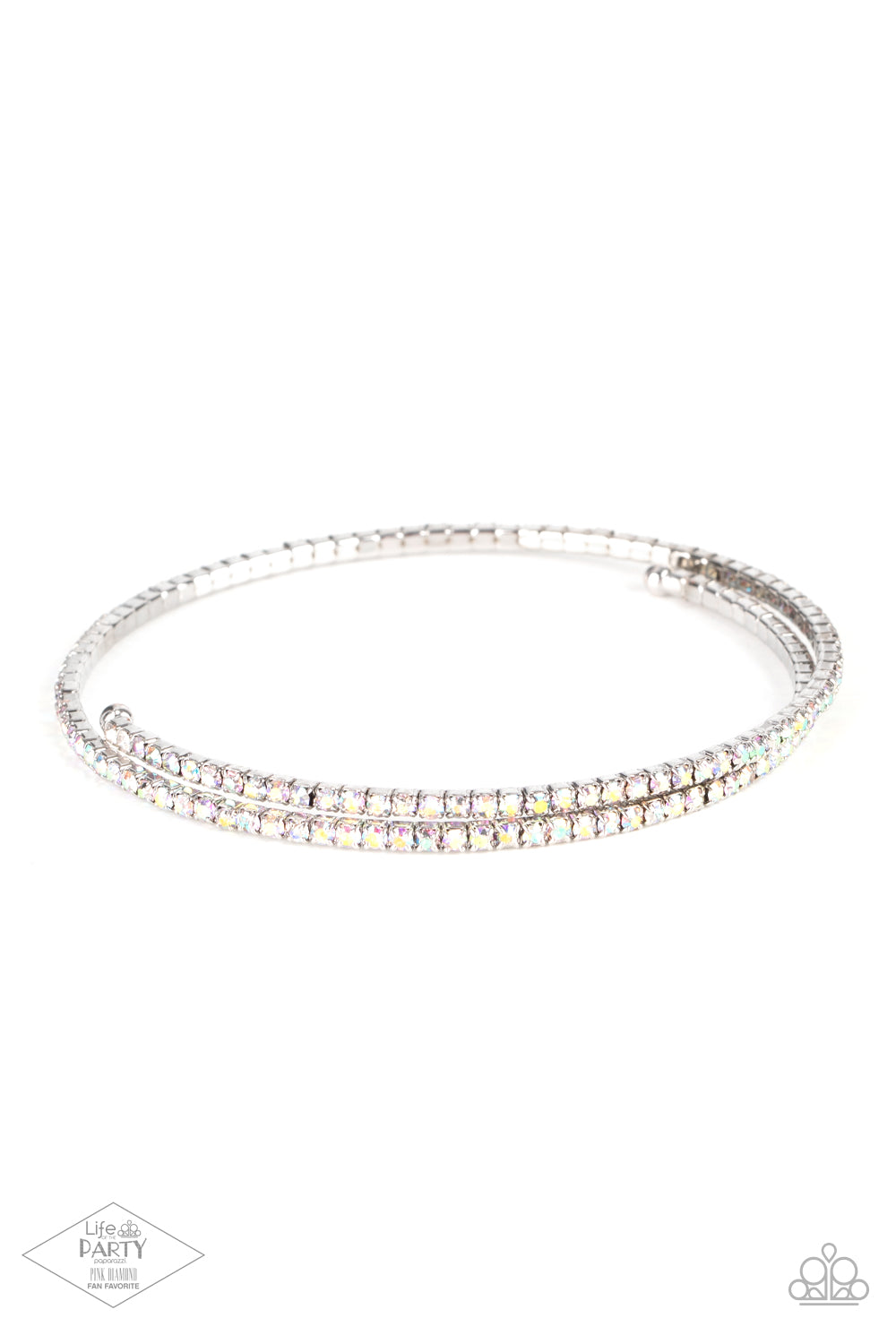 Sleek Sparkle - Multi Coil Bracelet (LOP)