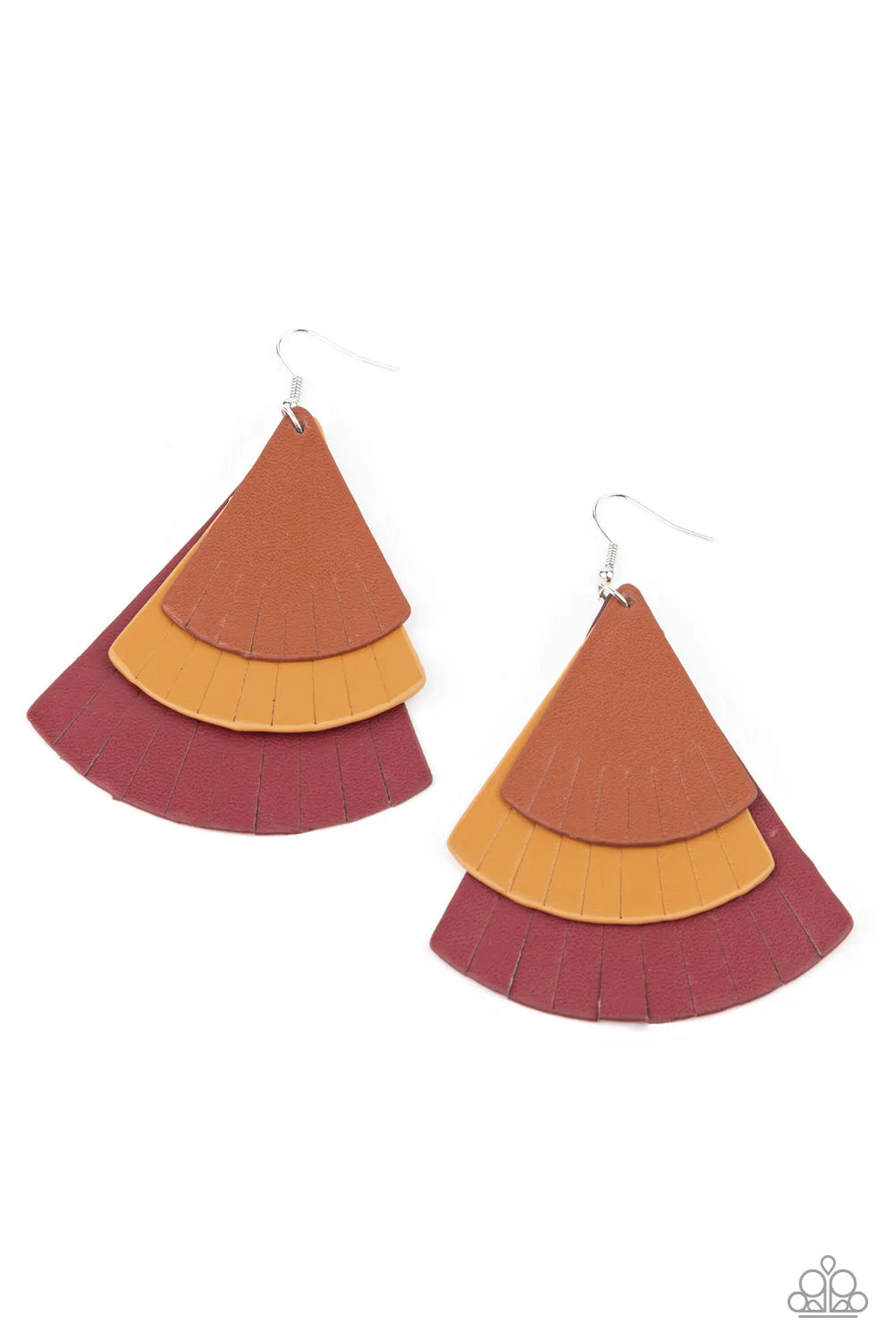 Huge Fanatic - Multi Leather Earring