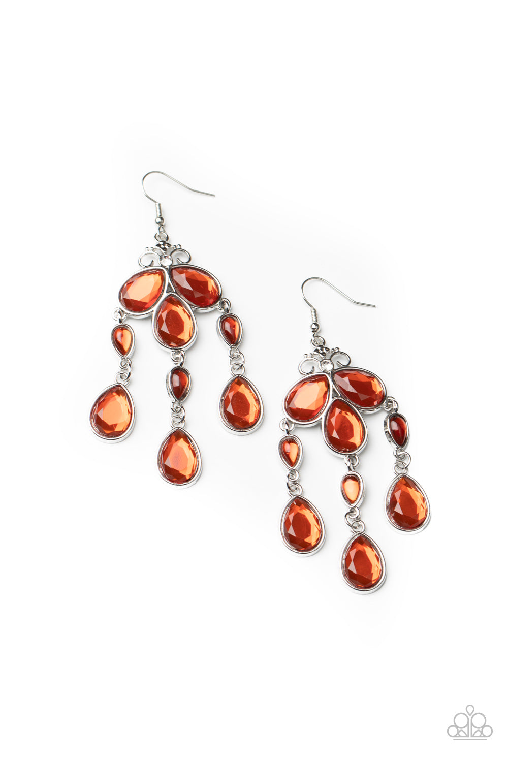 Clear The HEIR - Orange Earring
