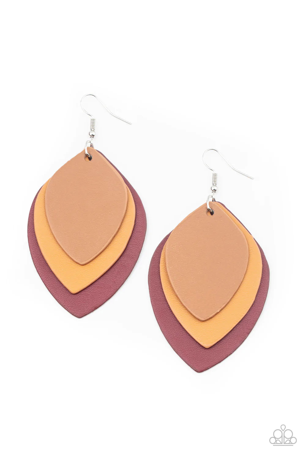 Light As A Leather - Red Earring