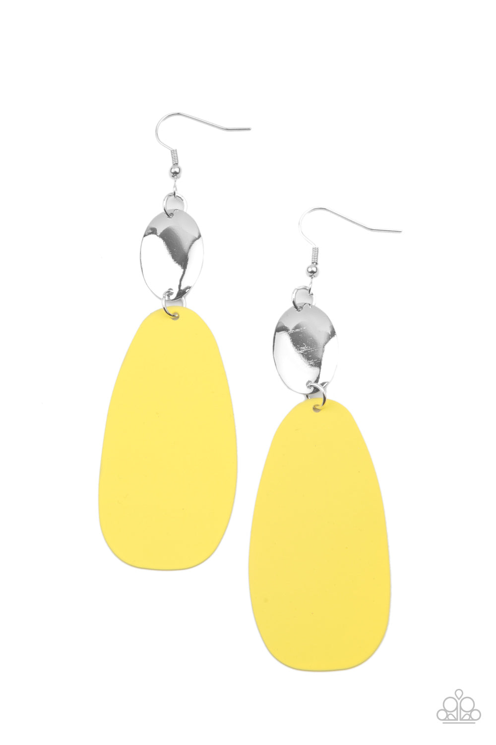 Vivaciously Vogue - Yellow Earring