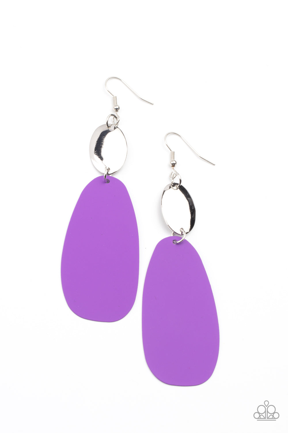 Vivaciously Vogue - Purple Earring